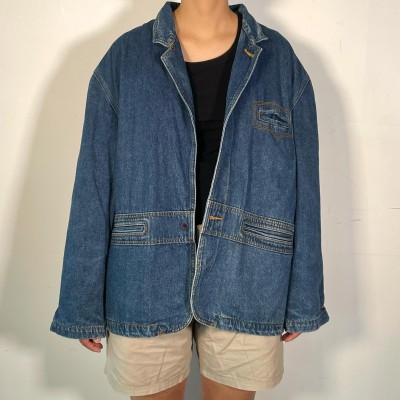 🔵 Veste en jean, impression au dos 🔵 🔵 Veste en jean, impression au dos 🔵