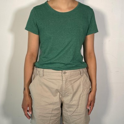 🍀 Tee-shirt vert, impression au dos 🍀 🍀 Tee-shirt vert, impression au dos 🍀