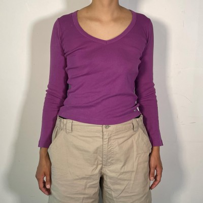 🟣 Tee-shirt violet, impression au dos 🟣 🟣 Tee-shirt violet, impression au dos 🟣