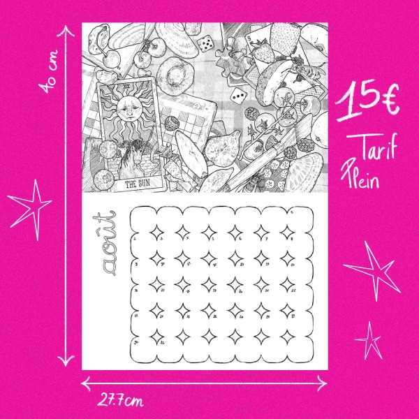 Calendrier 2027 Prix Plein tarif