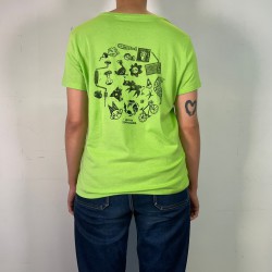 T-shirt vert fluo