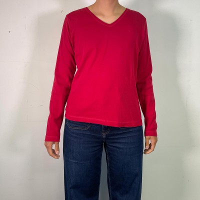 🔴 Tee-shirt rouge, impression au dos 🔴