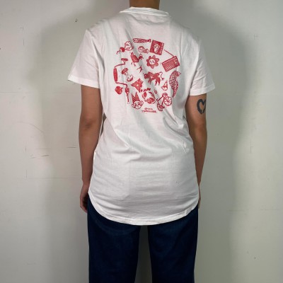 ⚪ Tee-shirt blanc, impression au dos ⚪ ⚪ Tee-shirt blanc, impression au dos ⚪