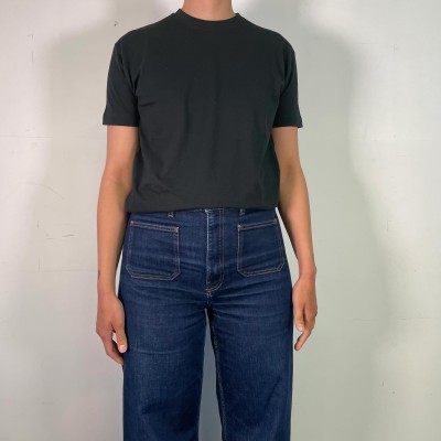⚫ Tee-shirt noir, impression au dos ⚫