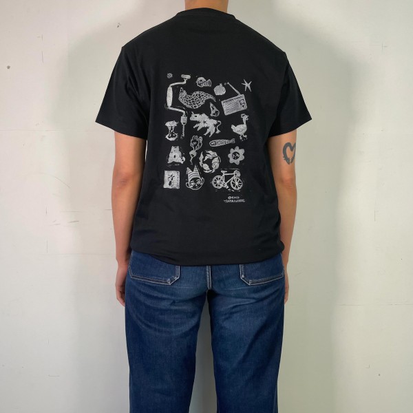 copy of copy of ⚫ Tee-shirt noir, impression au dos ⚫